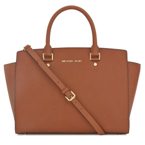 Michael Kors brown leather tote